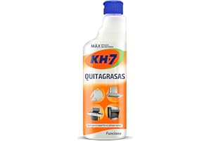 KH-7 KH7 Quitagrasas, Desengrasante, Elimina Grasa y Suciedad,Aplícalo en Cocina, Ropa, Exterior o Vehículos | Apto para todas las Superficies y Tejidos Formato Ahorro, Recambio 715 mL