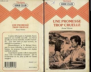 jaquette livre Une Promesse trop cruelle (Harlequin)