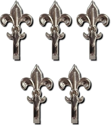 5 Ganci A Giglio In Bronzo Per Quadri E Fissaggi – Resistenti E Anti-corrosione, Confezione In Blister, Marchio Maurer