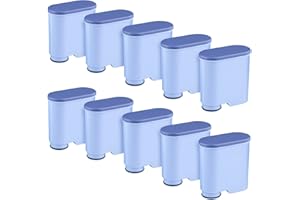 VIOLO Filtro acqua compatibile con macchine da caffè automatiche Philips Saeco cartuccia di ricambio compatibile con filtri AquaClean rimozione calcare 1 confezione x 10 pezzi