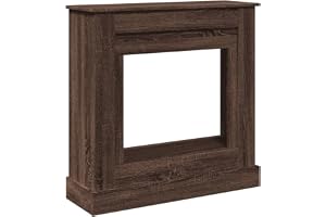 vidaXL Spiselkrans brun ek 90x30x90 cm konstruerat trä