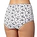 Pack Of Five Grey, White And Black Plain And Sprig Printed Full Briefs 18
