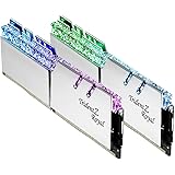 Kit Barrette Mémoire 32Go (2x16Go) DIMM DDR4 G.Skill Trident Z Royal RGB PC4-25600 (3200 Mhz) (Bianco), F4-3200C16D-32GTRS