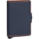 Secrid Twinwallet Matte Kartlık C&uuml;zdan, Mavi-Turuncu