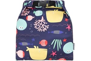 Hisprout Grab and Go Waterproof Washable Reusable Diaper Wet Bag(Ocean World)