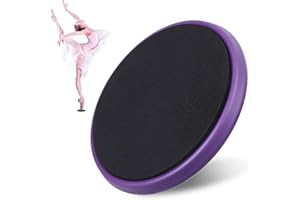 KIMDARO Pro Ballet Turning Disc for Dancers - Balance Turn Board for Dance, Gymnastics and Figure Skating, Spinning Boards Pirouette Training Equipment for Ice Skaters, Gymnasts and Cheerleaders (Purple)