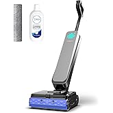 Tineco Floor One S9 Scientist Aspirateur Laveur, StreakFree, HydroBurst, SmoothDrive 360°, Anti-emmêlement DualBlock, FlashDr
