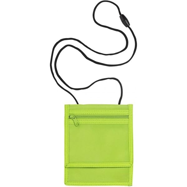 Portefeuille Enfant Avec Cordon - Porte-Monnaie & Poche De Poitrine à Velcro | Compartiments Billets & Pièces, Fenêtre Transparente