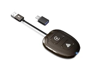 Uniytriox Adattatore CarPlay Wireless e Android Auto Wireless, 2 in 1 Car Play Android Auto Wireless per Auto Conversione Cablato a Wireless, per iPhone iOS 10+ e Android 11+ per auto 2016-2023