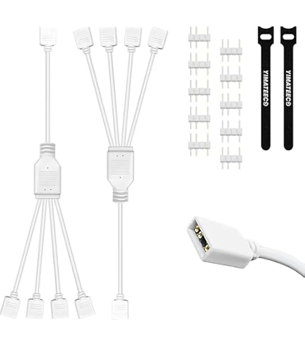 YAODHAOD ARGB Splitterkabel - 1 Zu 4 Für PC Beleuchtung