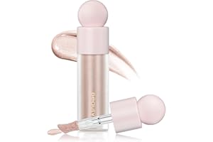 FRXVUC Liquid Highlighter, Luminateur Liquide Longue Durée Smooth Shimmer, Imperméable, Finition Brillante Naturelle, Highlighter Liquide Hydratant Brighten pour le Visage, les Pommettes et le Corps