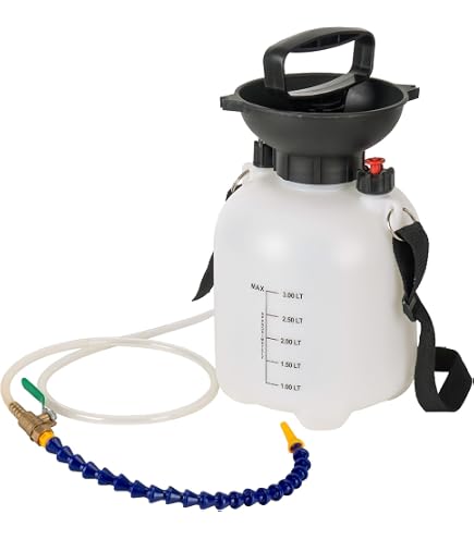 Seringue à Huile URHRHU 500ml - Pompe Aspiration Manuelle - Pour Vidange Automobile, Liquide Frein - 5 Pièces Avec Accessoires