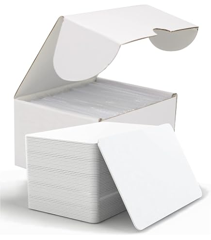 Cartes PVC Vierges Avec Bande Magnétique Hi-Co - Lot De 100, Format Carte De Crédit (86x54 Mm), 760 Microns, Imprimables