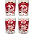 Linwoods (4x 1KG) Strawberry Energy Overnight Oats | Gluten Free Oats | Healthy Plant Based Breakfast
