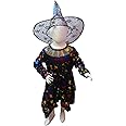 BookMyCostume Starry Witch Kids Fancy Dress Costume | Halloween Theme | Imported