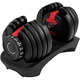 Adjustable Dumbbell Set - 24kg Single Piece