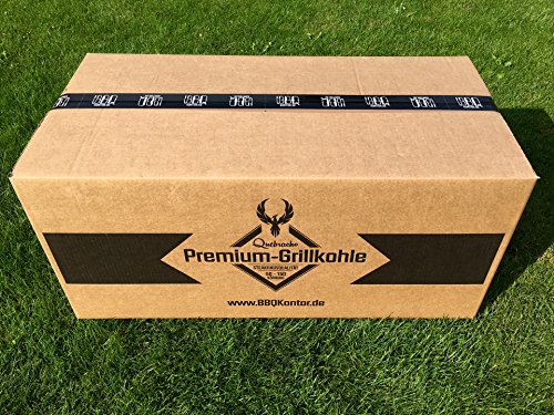 25kg BBQKontor Quebracho blanco Premium Grillkohle Holzkohle in Steakhausqualität + 20 Stück Anzünder - 2