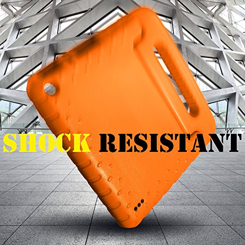 AFUNTA Feuer 7 2015 Fall, geringes Gewicht Shock Proof Convertible Griffhalterung EVA Schutz Kinder-Kasten für Amazonas Feuer 7-Zoll-Display-Tablet (5. Generation – 2015 Veröffentlichung Only) -Orange - 5