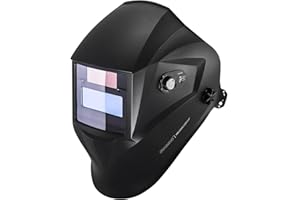 STAMOS WELDING GROUP Stamos Masque de Soudure Casque de Soudage Operator Easy Series (Protection Contre la luminosité DIN 9-13, Champ de Vision de 95 x 36 mm, délai d'activation 1/25.000 s)