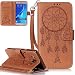 Produktbild Neu ISENPENK Samsung Galaxy J5(2016)/J510/J5(2016) Duos Hülle Leder [Braun],Campanula Samsung Galaxy J5(2016)/J510/J5(2016) Duos Flip Case 3-in-1 Bookstyle Geldbörse Tasche,Muster Standfunktion Schutzhülle Tasche Credit Card Slots Wallet Case Leder