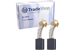 TRADE-SHOP 2x charbons compatible avec Hitachi scie C8 C8U C8V C9 C9BA2 C9BU2 C9SA2 C9U C9U2 CC12SA CC125A-M CC14SA CC14SB CS28B CS280A / charbons moteur charbons abrasifs