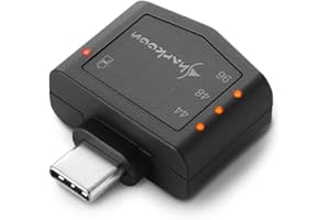 Sharkoon Mobile DAC PD Carte Son Externe USB Type C avec Fonction de Charge