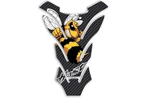 DEGONA Tankpad 3D Resin Adhesive Tankschutz kompatibel mit HONDA HORNET Motorrädern