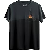 KAFT Unisex Regular Fit Tasarım T-Shirt Burning Tire