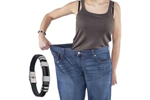 TOTKIKS Elite Titanion Wristband,Titanion Wristband,Titanium Magnetic Bracelet, Sugar Control Wristband for Men and Women,Anion Exercise Bracelet Silicone Burning Bracelet (Black)