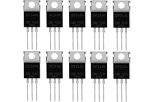 RIYBYDS 10 Pezzi Transistori MOSFET IRFZ44N, Raddrizzatori di Potenza a Canale N, 49A 55V, Ideali per Applicazioni di Commutazione ad Alta Potenza