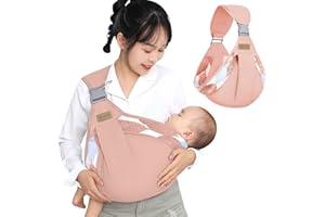 SERAPHY Porte-bébé Porte-bébé avant du nouveau-né au tout-petit, porte-bébé réglable à une épaule avec maille respirante pour les bébés jusqu'à 20KG