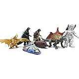 MINGZE 8 pièces Godzilla Figurines Jouets, Roi des Monstres Collection de Figurines pour Décoration de Voiture Home Deco Coll
