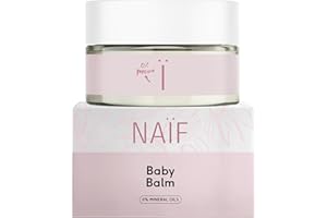 Naïf Bálsamo Protector para Bebés y Niños – Crema facial contra viento y frío, 0% perfume, cuidado diario de la piel del bebé – 75ml