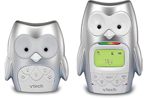 VTech - Babyphone Hibou Family - Fonction veilleuse, communication parent/bébé - BM2300 - Version FR, 1 Unité (Lot de 1)