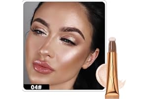 Lucoss Contour Wand Illuminante Viso Makeup Correttore Stick Liquido Blush in Crema con Applicatore Cuscino,Fard Crema Naturale Miscelabile