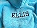 Personalised Embroidered 12-18 months Toddler Dressing Grown Bath Robe (Front & Back). Great Gift.