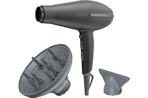 GA.MA ITALY PROFESSIONAL Gama Italy Professional Phon Tempo 5D Sensi - 2200 W Di Potenza -Nero, Innovativa Teconologia 5D Ultra Ozone Ion Protect - Massima Cura E Protezione Dei Capelli - 530 g