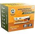 HYP Meal Replacement Whey Protein Bar Pack of 6 (60g x 6) Peanut Butter and Chocolate