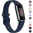 AK Sport Band Compatible with Fitbit Luxe, Soft Silicone Replacement Sport Straps Wristbands for Fitbit Luxe Fitness and Wellness Tracker