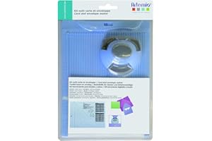 Artemio Kit de Création Enveloppe et Carte avec Perforatrice, Plastique, Multicolore, 17,5 x 5 x 26 cm 18002087