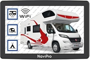GPS Camping Car 9 Pouces NaviPro PND, Ventouse Aimanté, Europe + Maroc, Russie, Turquie, Aires De Camping - Mise A Jour Gratuite A Vie