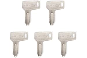 UNBRAND BAAQII Lot de 5 clés de contact de rechange pour pelleteuse Yanmar Engineering véhicule