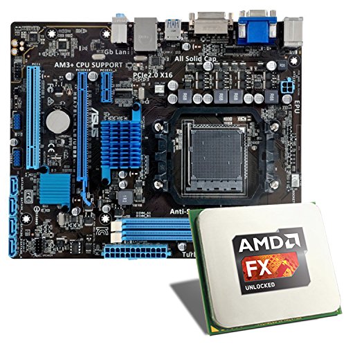 AMD FX-8370E / ASUS M5A78L-M LE/USB 3.1 Mainboard Bundle | CSL PC Aufrüstkit | AMD FX-Series FX-8370 8x 3300 MHz, Radeon HD 3000, GigLAN, 7.1 Sound, USB 3.1 | Aufrüstset | PC Tuning Kit