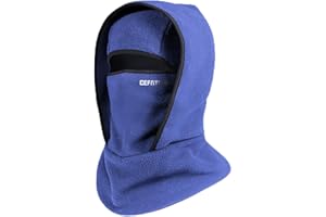 GENERIC Winter 3 in 1 Hat for Men, Women, Windproof Ski Mask, Warm Face Cover Mask, Cold Weather Windproof Thermal Warmer, for Autumn Winter Skating, Skiing, Running, Cycling
