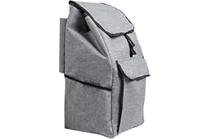 Milageto Borsa di ricambio per carrello della spesa Borsa per carrello della spesa Borsa per carrello addensata pieghevole di grande capacità resistente, D