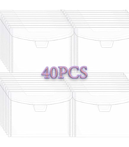 CheckOutStore Clear Plastic Storage Cases - 14mm Spine With 8 Tabs For Rubber Stamps (Pack Of 10)
