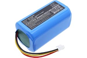 TECHTEK Batteri 2600mAh kompatibel med [Panda] Abir R20, Abir X5, X6, X7, X8, X7, för [Blaupunkt] BlueBot XSMART, BPK-VCBB1XB, BPK-VCBB1XBN, BPK-VCBB1XE, BPK-VCBB1XS, BPK-VCBB1XTE, FBA