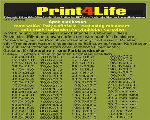 Premium Photo Paper 100 sheets of high glossy 10x15cm 230g/qm Highhigh glossy waterproof Din A6