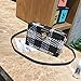Produktbild Es Wird Erwartet, Dass Eine Kleine Quadratische Gitterbox Tasche Wilde Schulter Diagonal Paket , Schwarzes breites Gitter