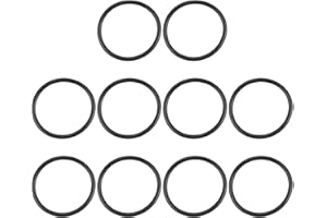 UHATa Nitrile Rubber O-Ring 48mm ID, 56mm OD, 4mm Width Washer Gasket Sealing-Applications for Auto Plumbing Faucet Air Gas Repair-[Qty 10 Black]